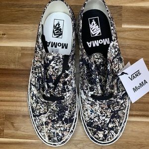 Vans X MoMA Jackson Pollock sneakers Men’s size 9 New w/o box. Brand New